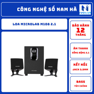  Loa Microlab M108 2.1 Âm thanh sống động Kết nối đơn giản 
