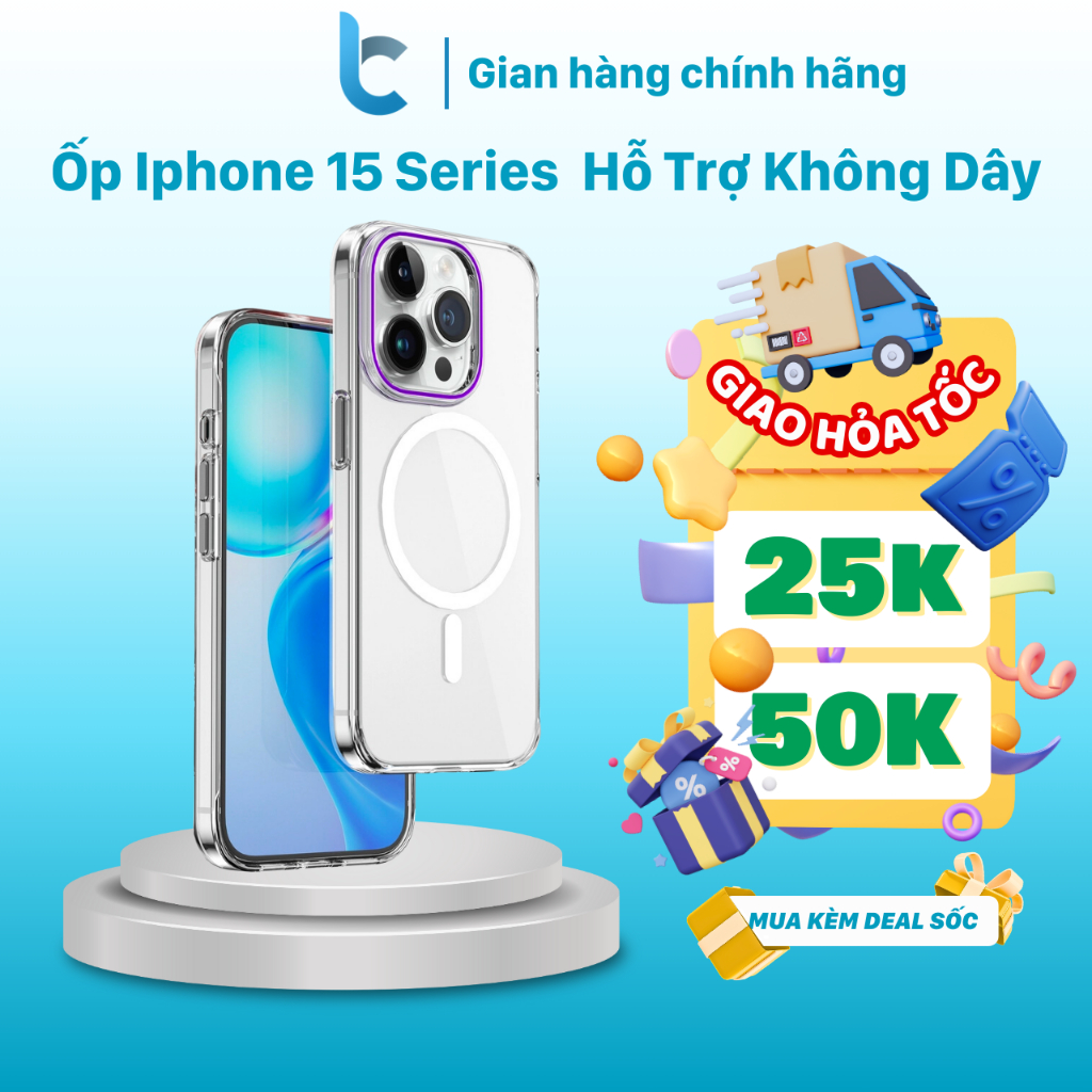 Ốp Trong Suốt IPHONE 15 Pro Max WIWU Viền Camera Màu, Chống Sốc, Mặt Lưng Chống Ố Vàng, Hỗ Trợ Không Dây