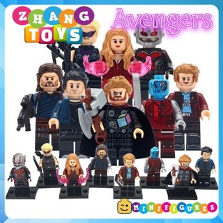 Đồ chơi Xếp hình Thor gồm Scarlet Witch Bruce - Nebula Star Lord Winter Soldier - Ant Man Hawkeye Minifigures Xinh X0192