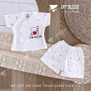 bộ cộc tay cho bé sơ sinh