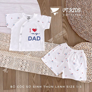 bộ cộc tay cho bé sơ sinh