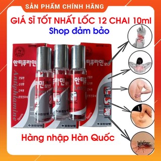 ✅ sỉ lốc 12 chai 10ml dầu lăn xoa bóp hàn quốc - dầu nóng hàn quốc