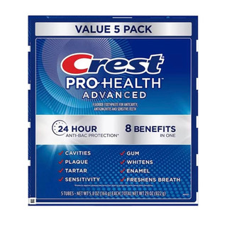 Kem đánh răng Crest Pro-Health Advanced Antibac Protection Toothpaste 8 benefits 164gr USA