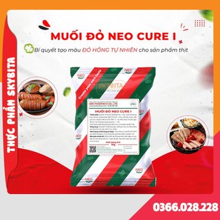 Muối đỏ Neo Cure 1kg - phụ gia lạp xưởng, jambong