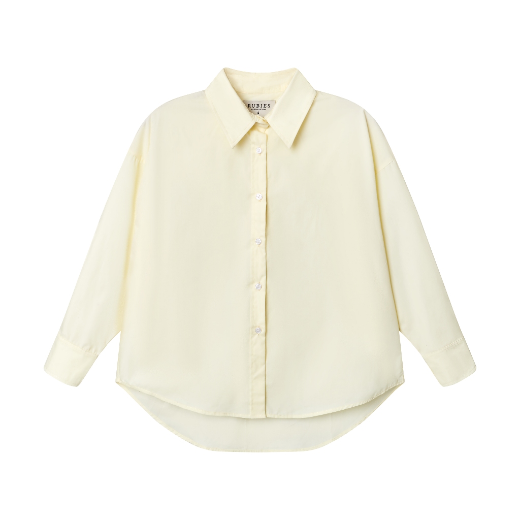 RUBIES Malab Shirt - Áo Sơ Mi Nữ Vải Kate Tay Dài Cổ Đức | BigBuy360 - bigbuy360.vn