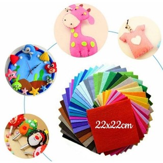 Vải dạ nỉ may đồ chơi treo nôi, handmade combo mix 20 màu
