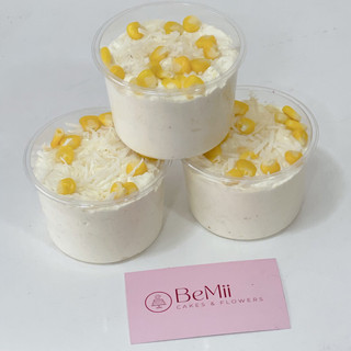 Chiffon bắp butter cream - bánh bông lan kem bắp