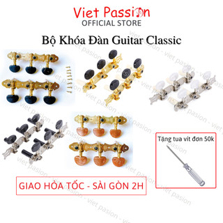 Khóa đàn guitar classic cao cấp khóa vặn xịn có đủ 2 bên khóa kèm ốc vít Viet Passion HCM