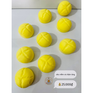 Squishy bánh mì chất bơ siêu mềm và chậm tăng