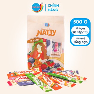 Thạch sữa chua Natty Long Hải bổ sung Collagen - túi 500 g