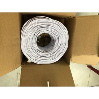 Thùng cáp mạng LAN UTP CAT 5E AMPLX mã 0830 (dài 305M)
