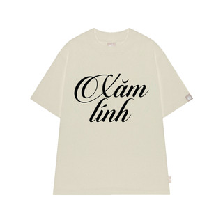 ÁO THUN BABY TEE BIGSIZE ( 55 - 85KG ) XĂM LÍNH TAN COTTON - CURVE APPEAL BRAND CHÍNH HÃNG