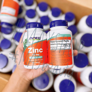 Viên Kẽm Zinc NOW ZINC GLUCONATE 50MG 250v - Bổ Sung Kẽm Tăng Hệ Miễn Dịch Sức Đề kháng Giảm Mụn Tăng Sinh lý - USA