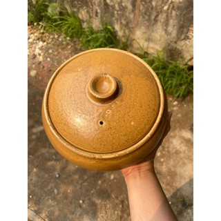 [Hàng xuất dư Sale mạnh] Nồi đất men Hoàng Thổ 2,8 lít kho cá hầm canh