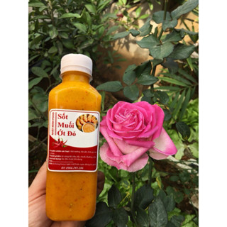 Nước chấm thần thánh "sốt muối ớt đỏ " chấm hải sản, thịt nướng, thịt gà, rau củ luộc...330ml