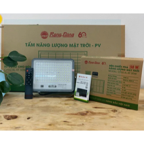 Đèn chiếu pha năng lượng mặt trời RẠNG ĐÔNG CP02.SL.RF 50W Model: CP02.SL.RF 50