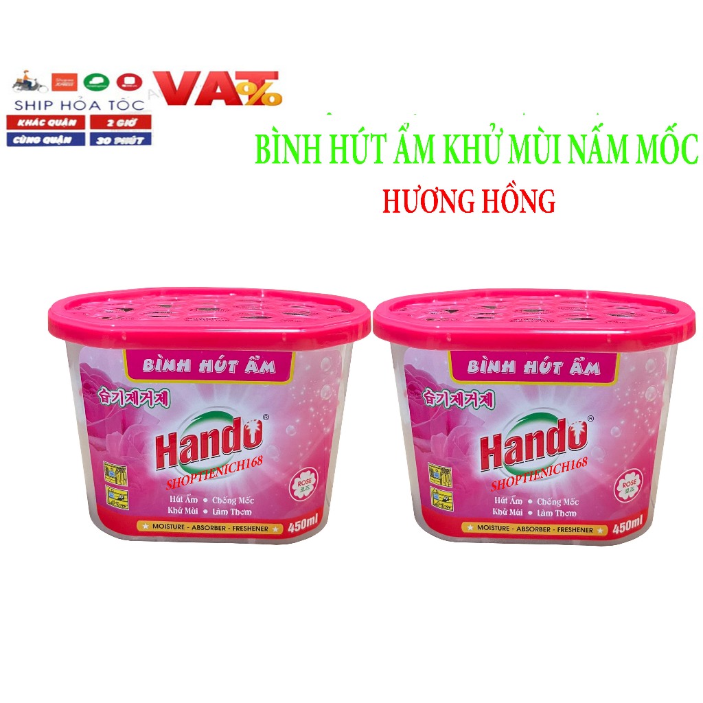 [HOT] Bộ 2 bình hút ẩm Hando 450ml TI272