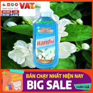 Nước lau sàn đậm đặc siêu sạch hando 1l hương nhài
