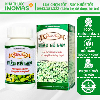  Viên uống Giảo Cổ Lam hỗ trợ giảm mỡ máu giảm đường huyết  - Nhà Thuốc INOMAS 