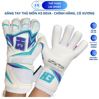 Găng Tay Thủ Môn H3 DEVA - CHÍNH HÃNG, CÓ XƯƠNG THÁO LẮP DỄ DÀNG, ĐỆM MÚT 4MM