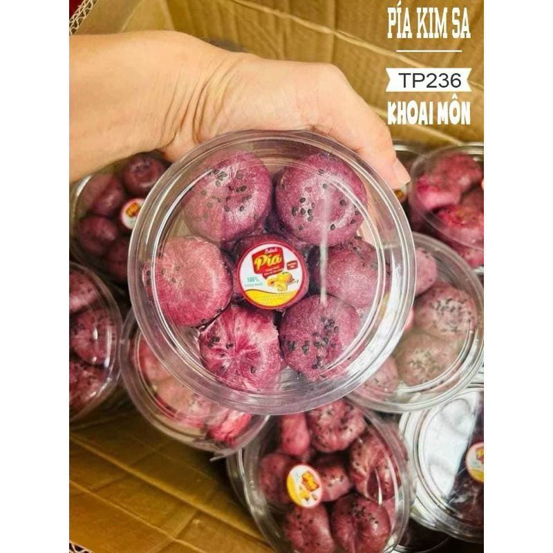 BÁNH PÍA KIM SA MINI KHOAI MÔN <Hộp 12 bánh>