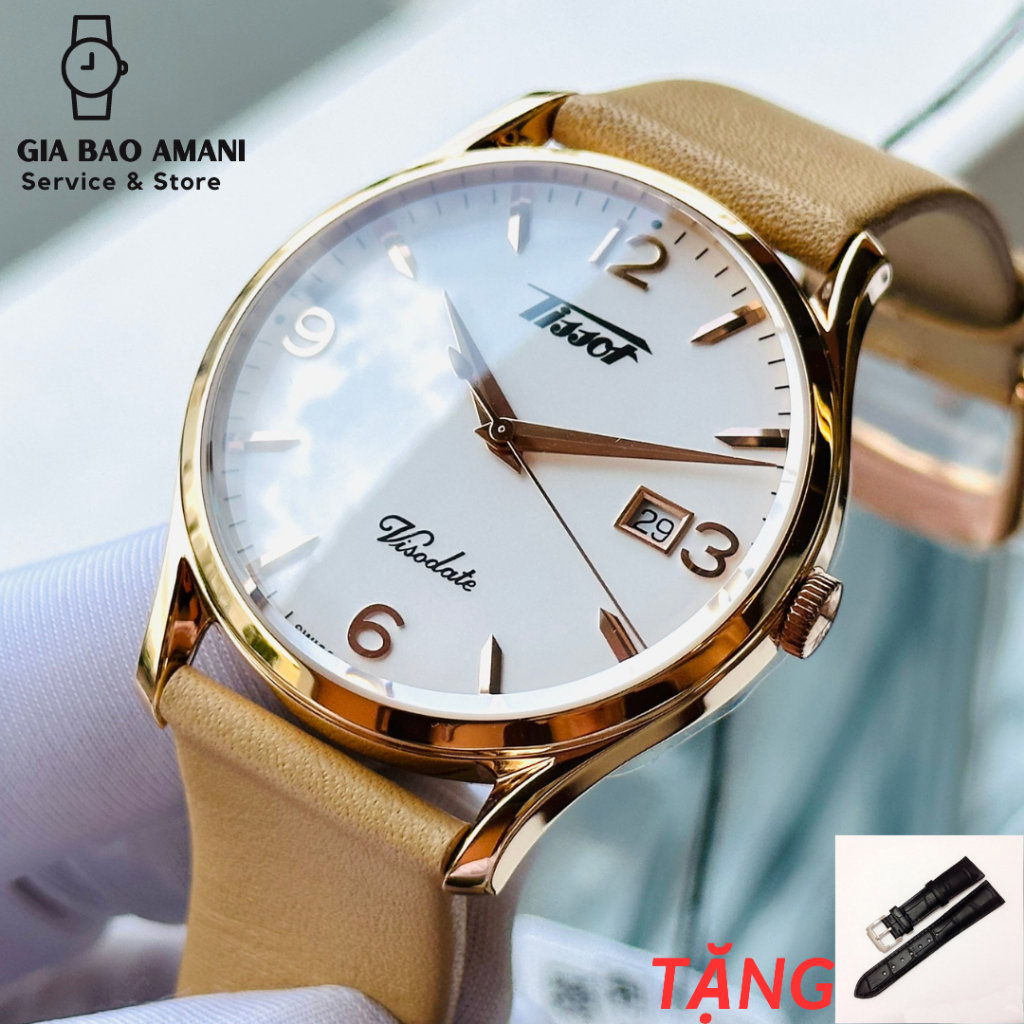 Đồng Hồ Nam TISSOT Heritage Visodate T118.410.36.277.01 Chính Hãng Tặng Dây Da Cao Cấp