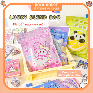 Lucky blind bag túi quà may mắn bất ngờ túi mù bí mật đồ dùng phụ kiện dễ thương