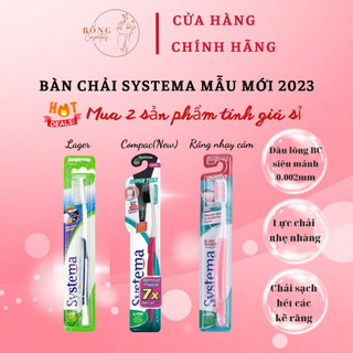 Bàn chải đánh răng Systema Số 1 Nhật Bản mẫu mới 2024,TẬP ĐOÀN LION NHẬT BẢN