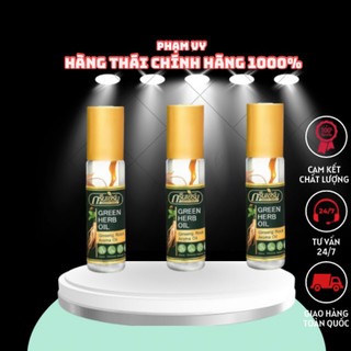 01 chai dầu nhân sâm ginseng green herb oil 8ml thái lan