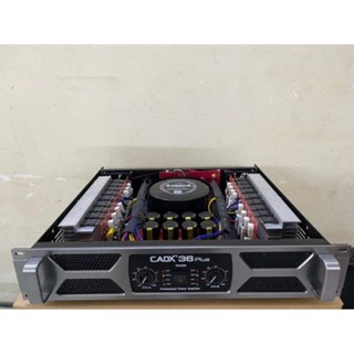  Đẩy công suất 2 kênh 36 sò CADX chính hãng mặt phay nhôm 