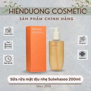 Sữa rửa mặt dịu nhẹ sulwhasoo gentle cleansing foam 200ml