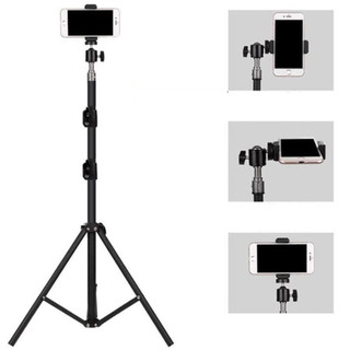  Gậy 2.1m Thu Gọn 60cm Kèm   Trục Xoay 360 Độ  Kẹp  Remote   Gíup Livestream  Quay Video  Toktok  Chụp Hình.. 