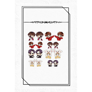 Hình bóc dán mẫu chibi 16 hình