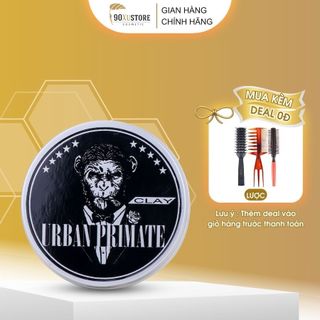 Sáp vuốt tóc nam Urban Primate Clay , giữ nếp tóc , tạo kiểu tóc