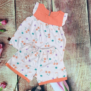Bộ lanh lụa bé gái , Bộ tole bé gái, lanh lụa cánh tiên, đồ ngủ cho bé