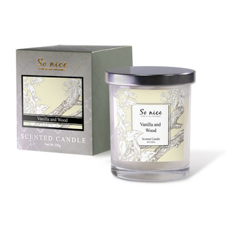 NẾN THƠM SO NICE VANILLA & WOOD - 230g , 400g