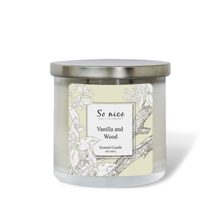 NẾN THƠM SO NICE VANILLA & WOOD - 230g , 400g