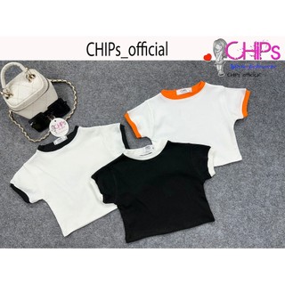 Áo Croptop Cộc Tay phối Lé Có Ba Màu Cho Bé Gái