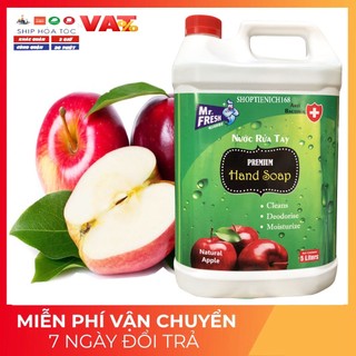 Nước Rửa Tay Khử mùi Diệt khuẩn Premium Hand Soap Mr Fresh 5L Hương Táo