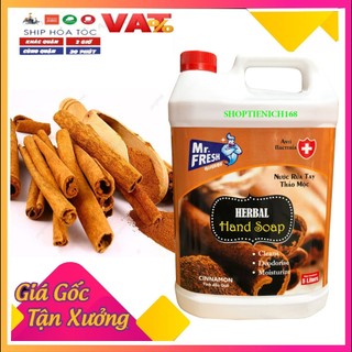 Nước Rửa Tay Khử mùi diệt khuẩn Premium Hand Soap Mr Fresh 5L Hương Quế