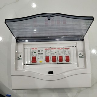 Bộ tủ điện Áptomat gia đình 40A chống giật và át tép các phòng - Tủ áttomat đơn giản - Áptomat chống giật gia đình