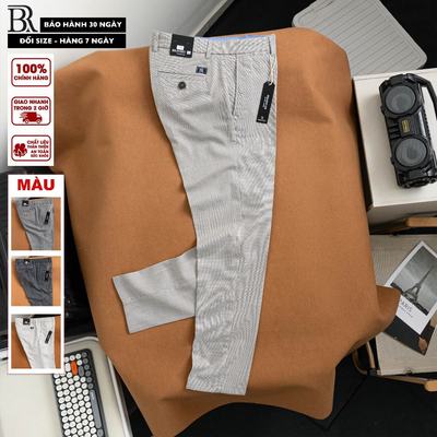 Quần dài linen cao cấp dày dặn, chất mềm mịn thoáng mát, chống nhăn, sang trọng - Bravery