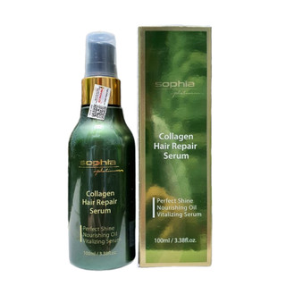 Tinh dầu phục hồi tóc Sophia Collagen Hair Repair Serum 100ml ( chính hãng)