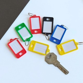 Móc ghi nhớ chìa khóa, thẻ đánh dấu hành lý valy, túi sách có dòng kẻ kích thước 3 x 5 cm