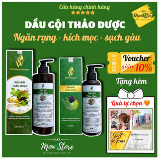 DẦU GỘI THẢO DƯỢC VV Natural Cosmetic giúp ngăn rụng tóc, sạch gàu ngứa, hỗ trợ mọc tóc nhanh