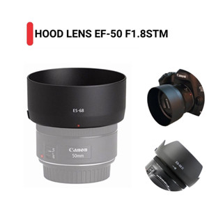 Hood ES 68 hoa sen cho lens EF 50STM F1.8 loa che nắng lens
