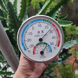 Đồng hồ đo nhiệt độ và độ ẩm dạng cơ siêu bền không cần pin