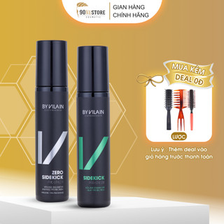 Xịt tạo phồng tóc nam By Vilain Sidekick , Sidekick  Zero , tạo kiểu tóc , giảm bết tóc bảo vệ tóc khỏi nhiệt độ máy sấy