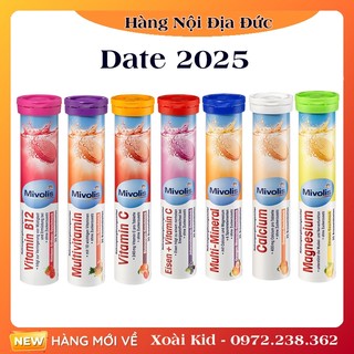  Viên Sủi Mivolis Vitamin C và các vị khác Hỗ trợ tăng cường hệ miễn dịch 20 Viên của Đức  