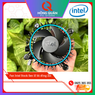 Quạt tản nhiệt CPU Fan Intel Stock lõi đồng Gen 12th,13th FanBox Intel Zin lõi đồng kèm sẵn Keo tản nhiệt hàng bóc chip